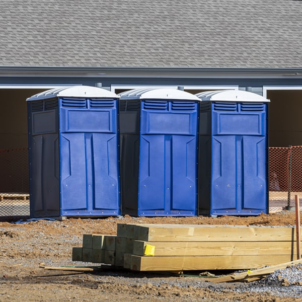 do you offer hand sanitizer dispensers inside the portable toilets in Mole Lake Wisconsin